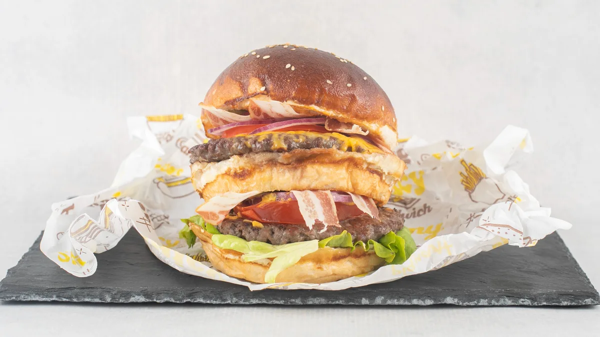 Bacon burger double