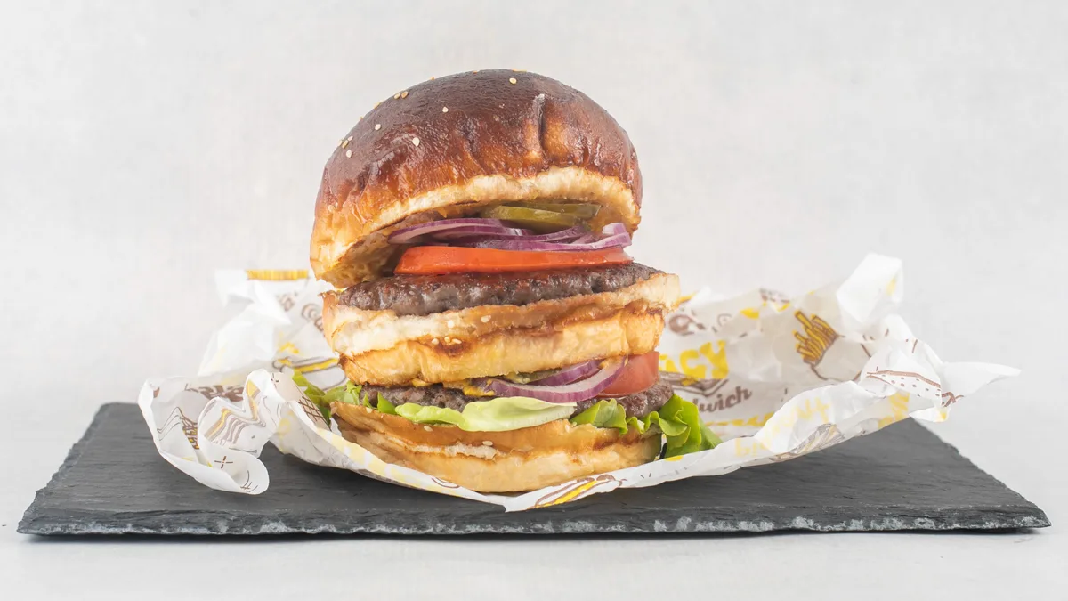 Classic burger double