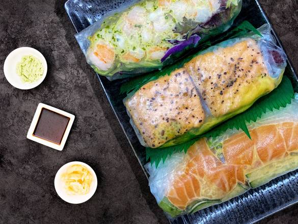Rice Paper Poke Rolls