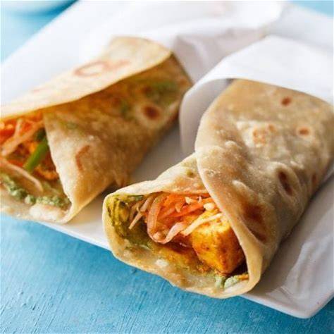chili paneer wrap