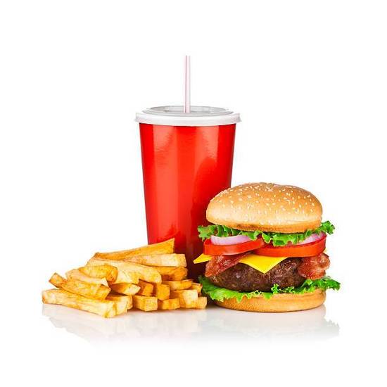 Combo Chicken Burger with Fries and Soda