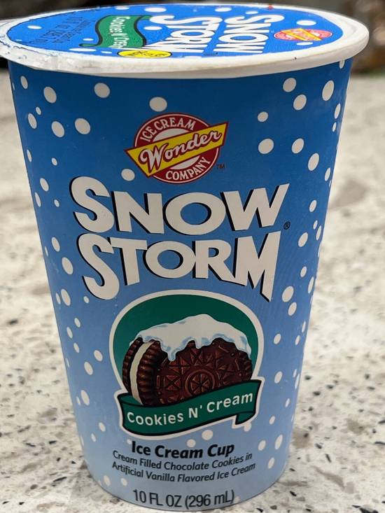 Snow Storm Ice cream cake