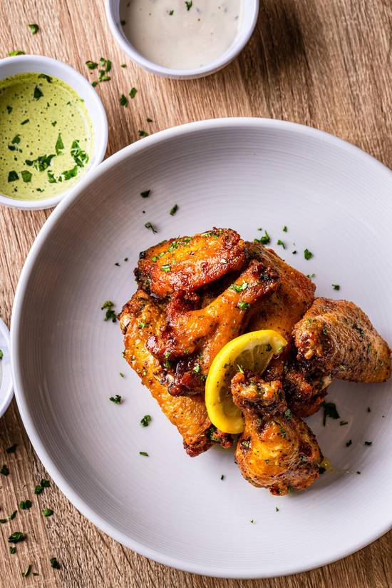 Lemon Pepper Chicken Wings (8) (GF)
