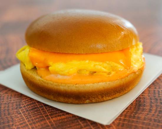 Brioche Egg and Cheddar Breakfast Sandwich
