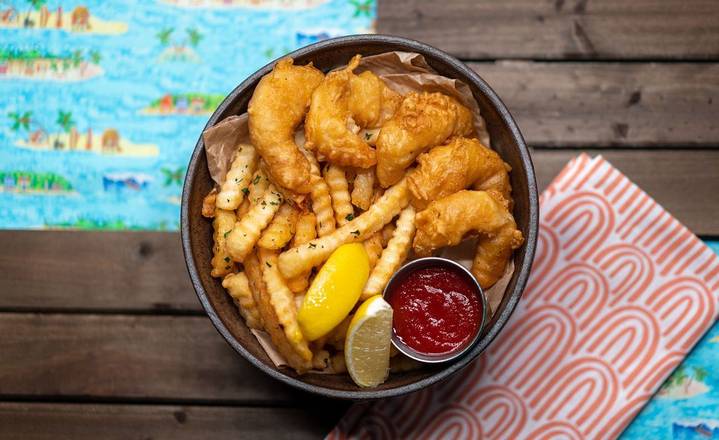 Five Jumbo Shrimp + Fries