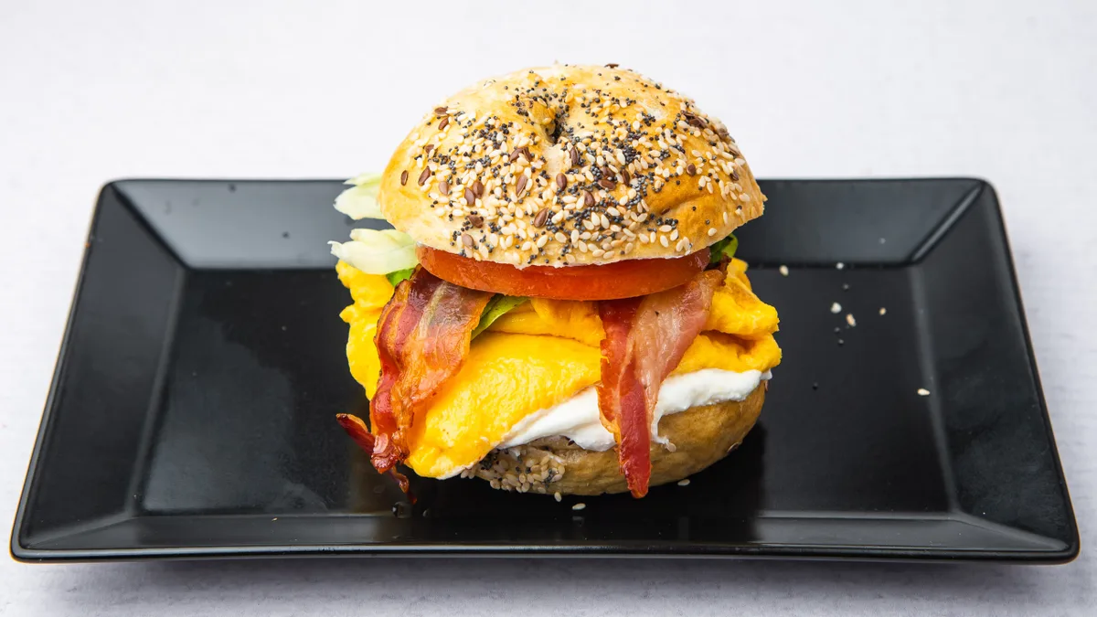 BLT bagel