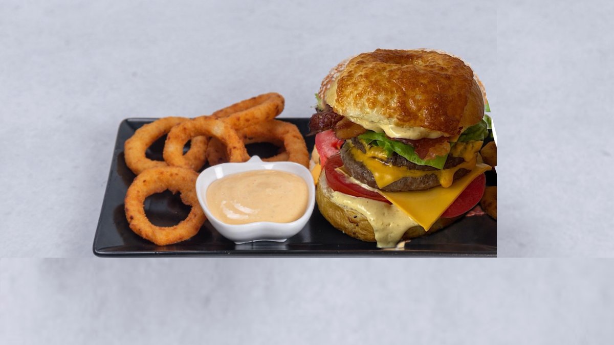 Dupli burger bagel