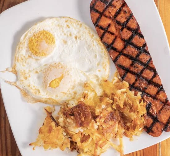 Steak and Two Eggs