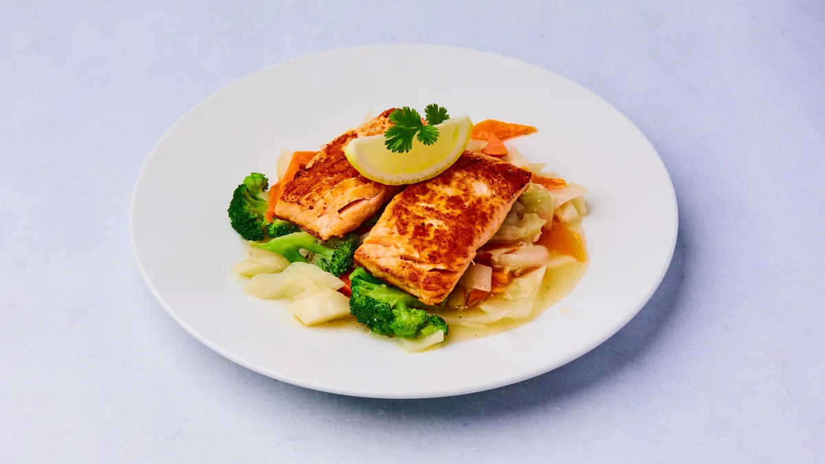 21. Grillet Laksefilet