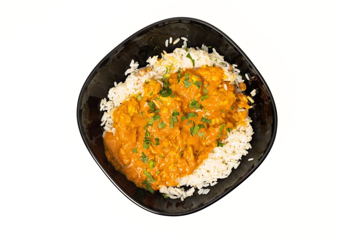 Tikka Masala and Clean Rice cu Stafide