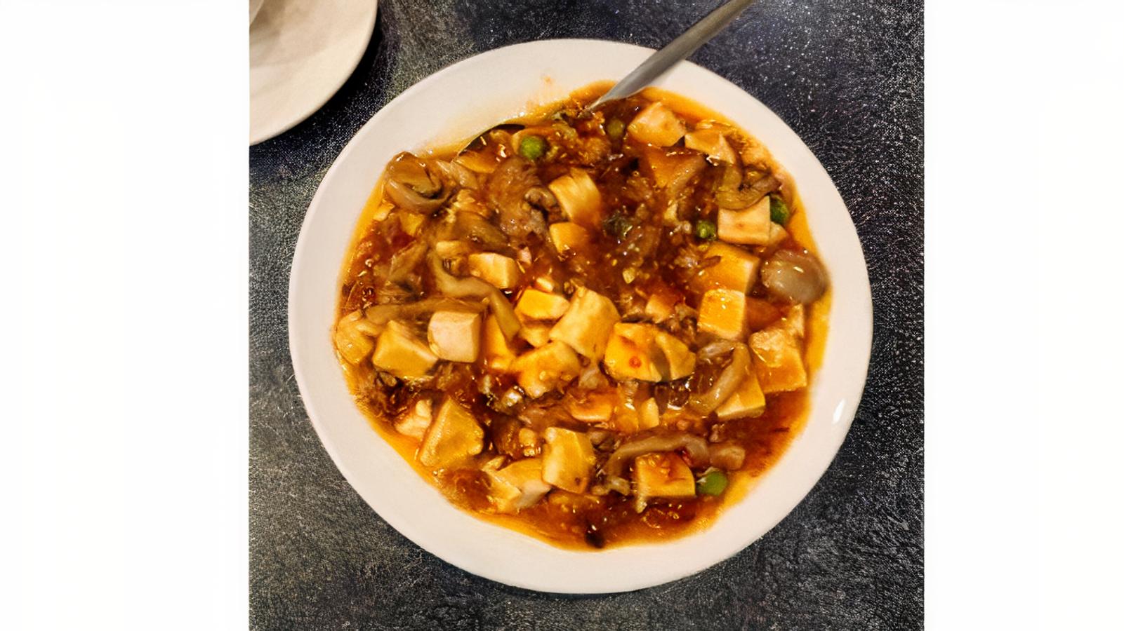 Spicy Grandma Style Bean Curd with Mince Beef