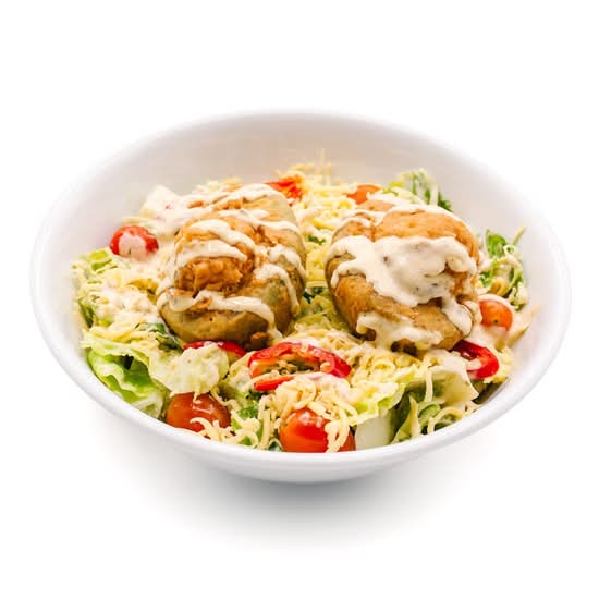 Crispy Avocado Salad