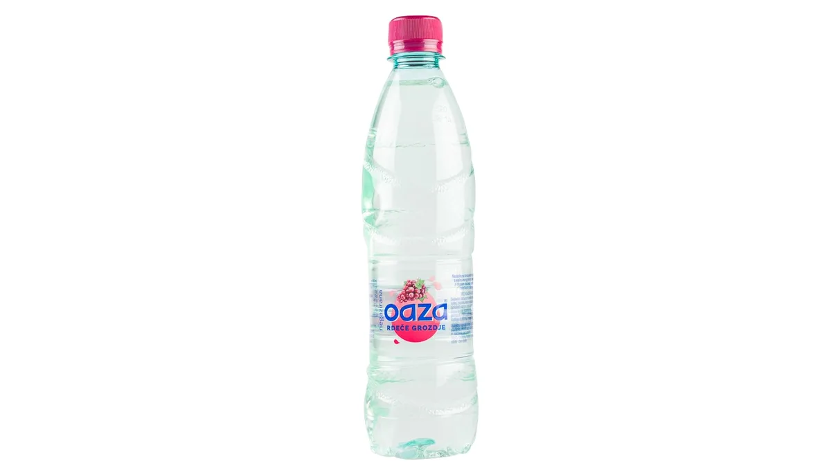 Oaza voda z okusom rdečega grozdja 0.5 l