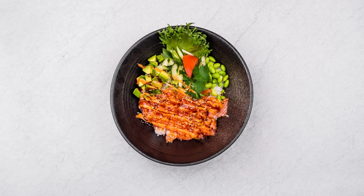 Lax Poké bowl