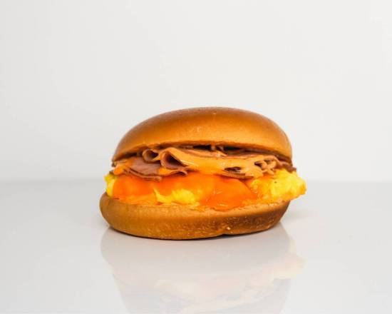 Brioche, Ham, Egg, and Cheddar