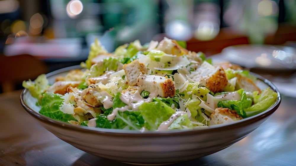 CRISPY CHICKEN CAESAR SALAD