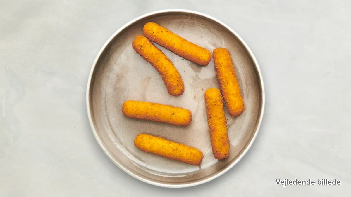 45. Mozzarella sticks (4 stk) (V)