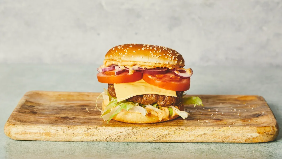 Cheeseburger menu