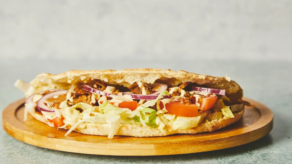 Pizzasandwich menu