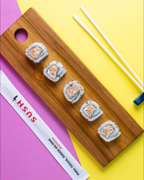 Uramaki De Salmão Grelhado (5un)