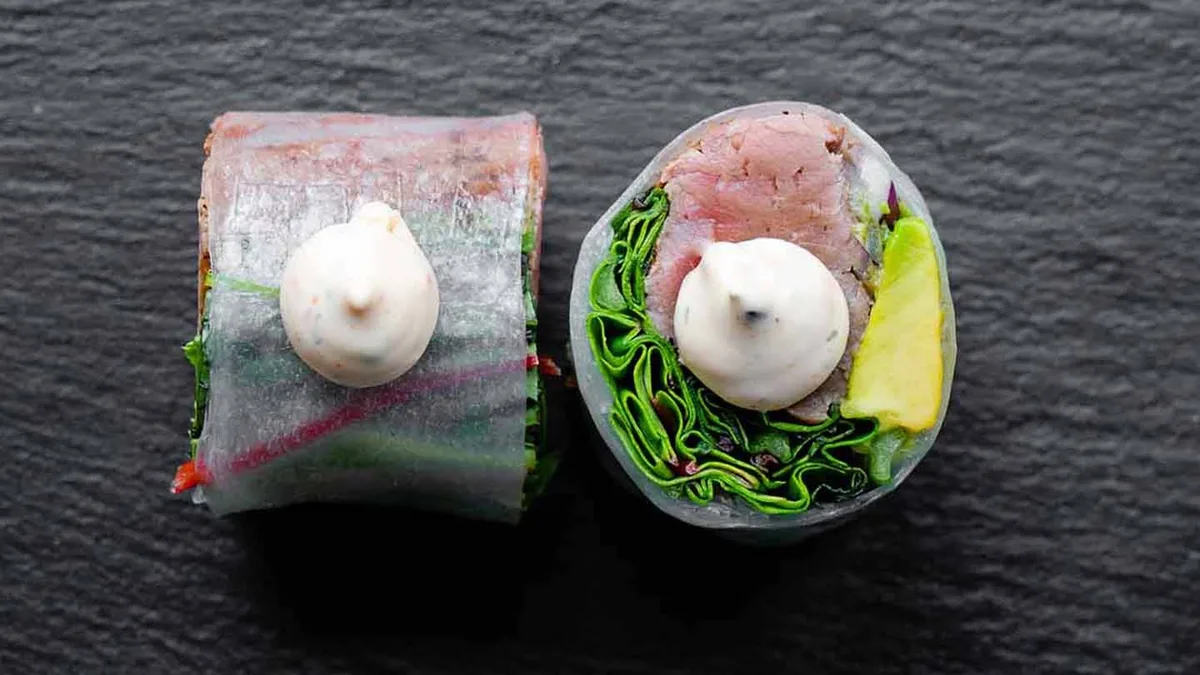Rispapir Maki Beef (8 stk)