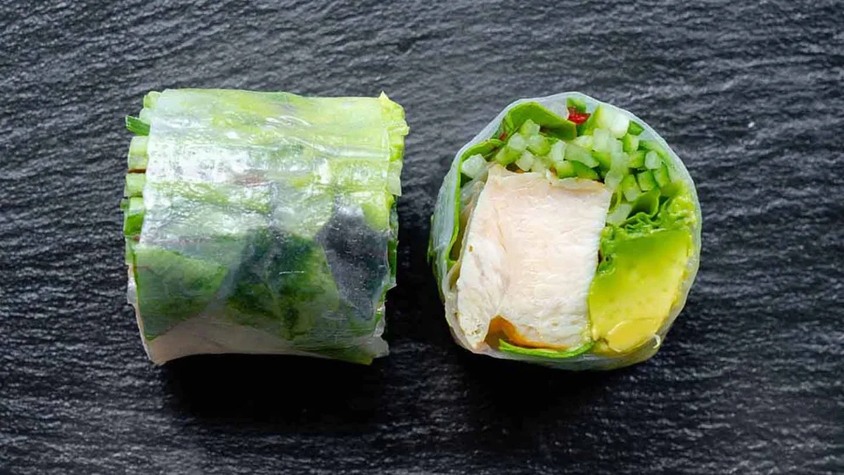 Rispapir Maki Chicken (8 stk)