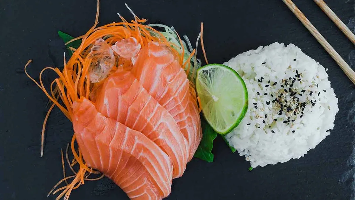 Laks sashimi