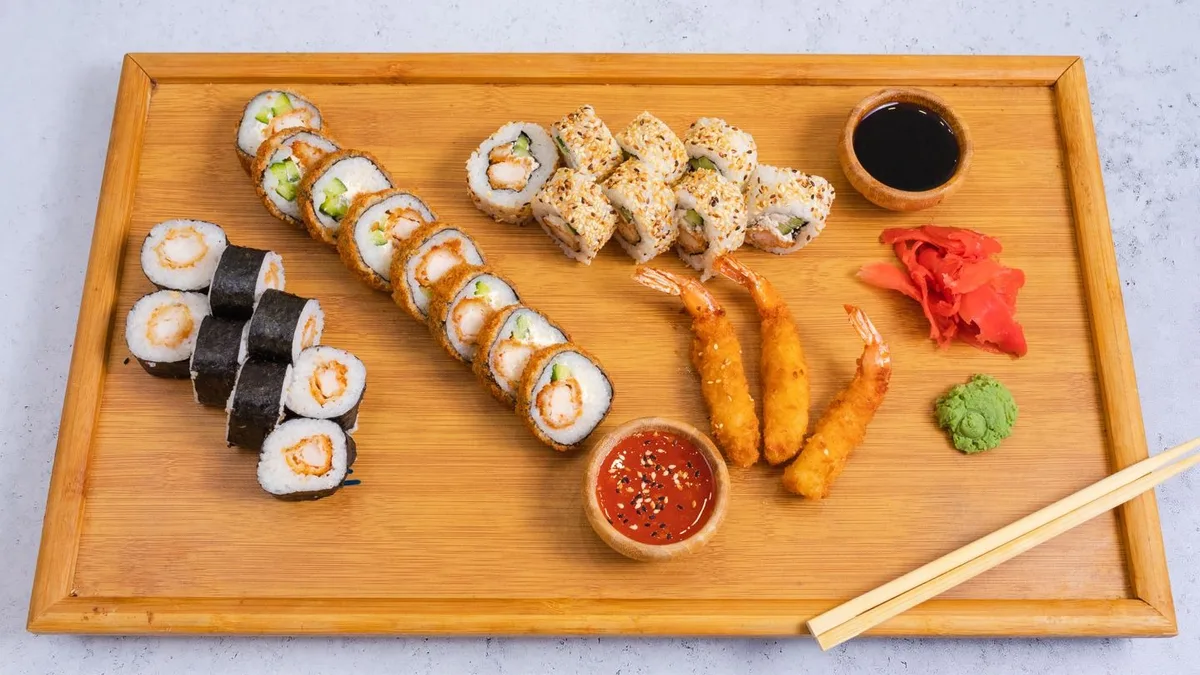 Ebi Set (26 ədəd) +  Krevet Tempura (3 ədəd)