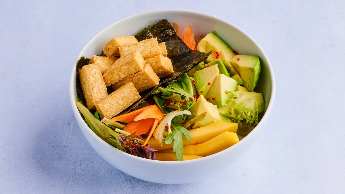 Poke Bowl Fried Kylling