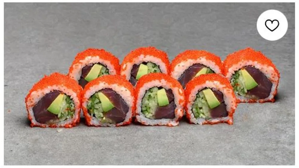 California tobiko tuńczyk (8 sztuk)
