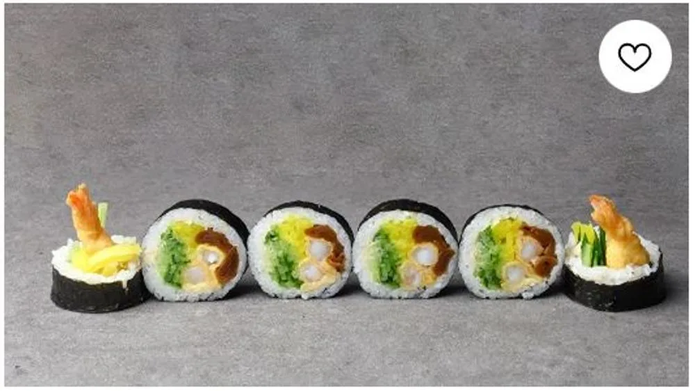 Futomaki krewetka w tempurze (6 sztuk)