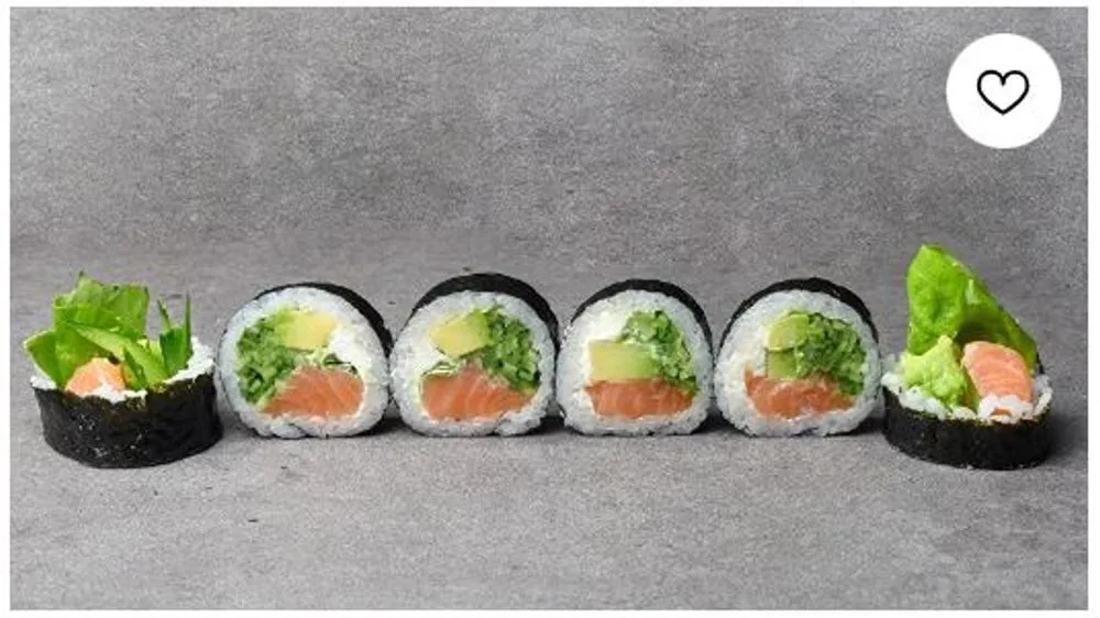 Futomaki łosoś (6 sztuk)