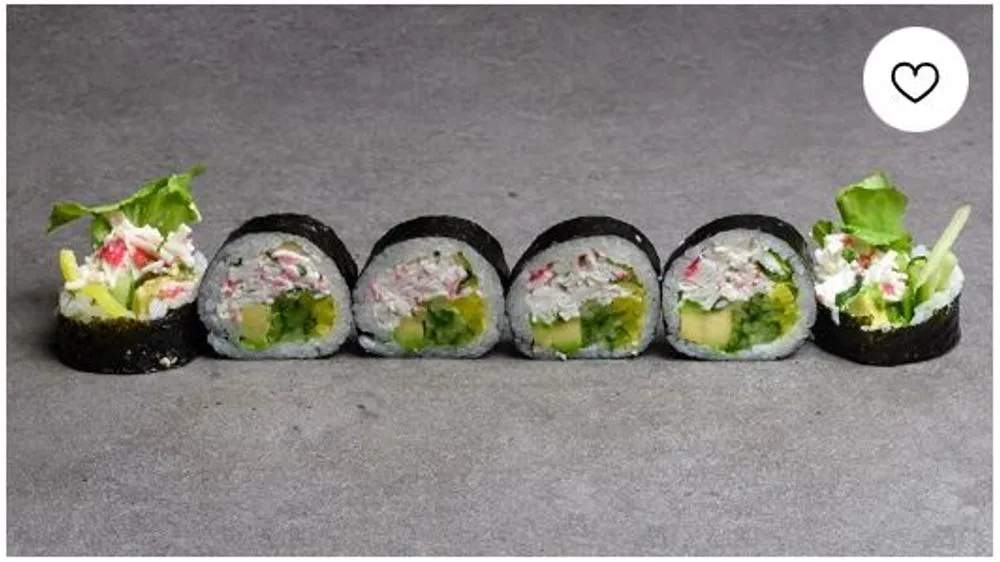 Futomaki ze śnieznym krabem (6 sztuk)