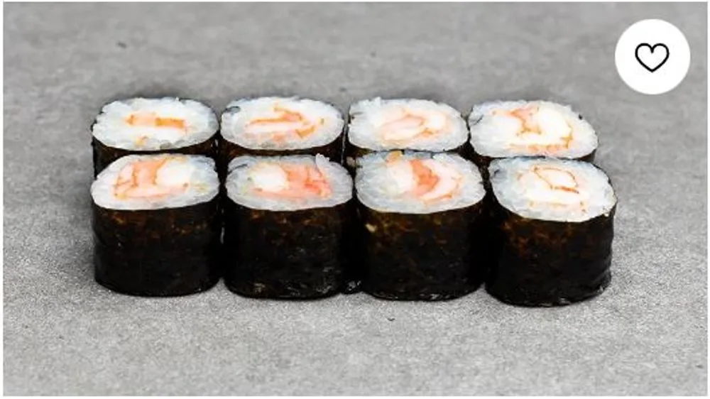 Maki krewetka (8 sztuk)