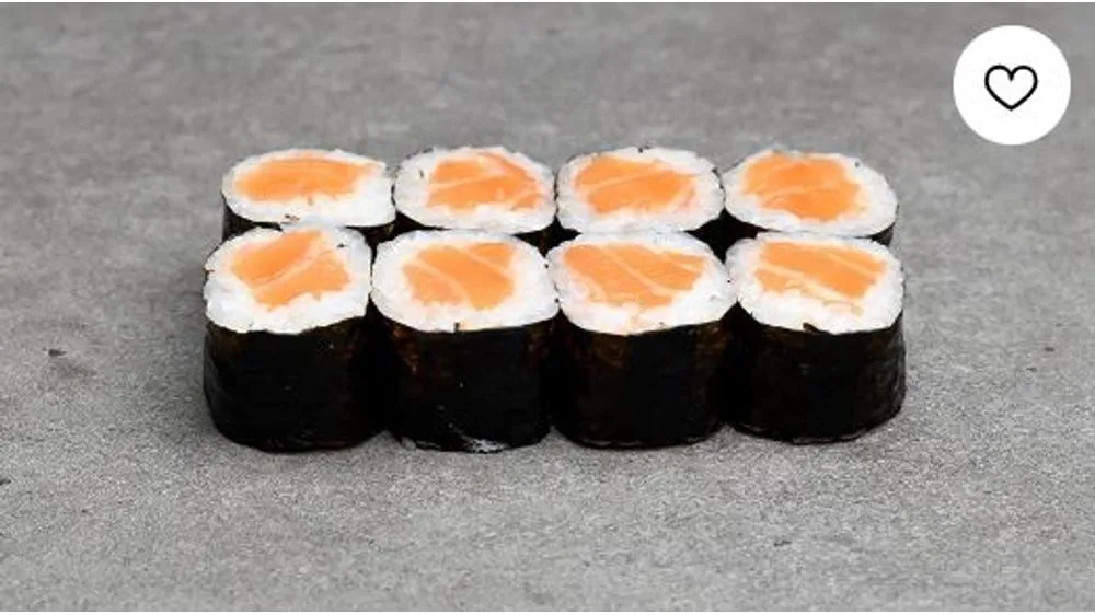 Maki łosoś (8 sztuk)