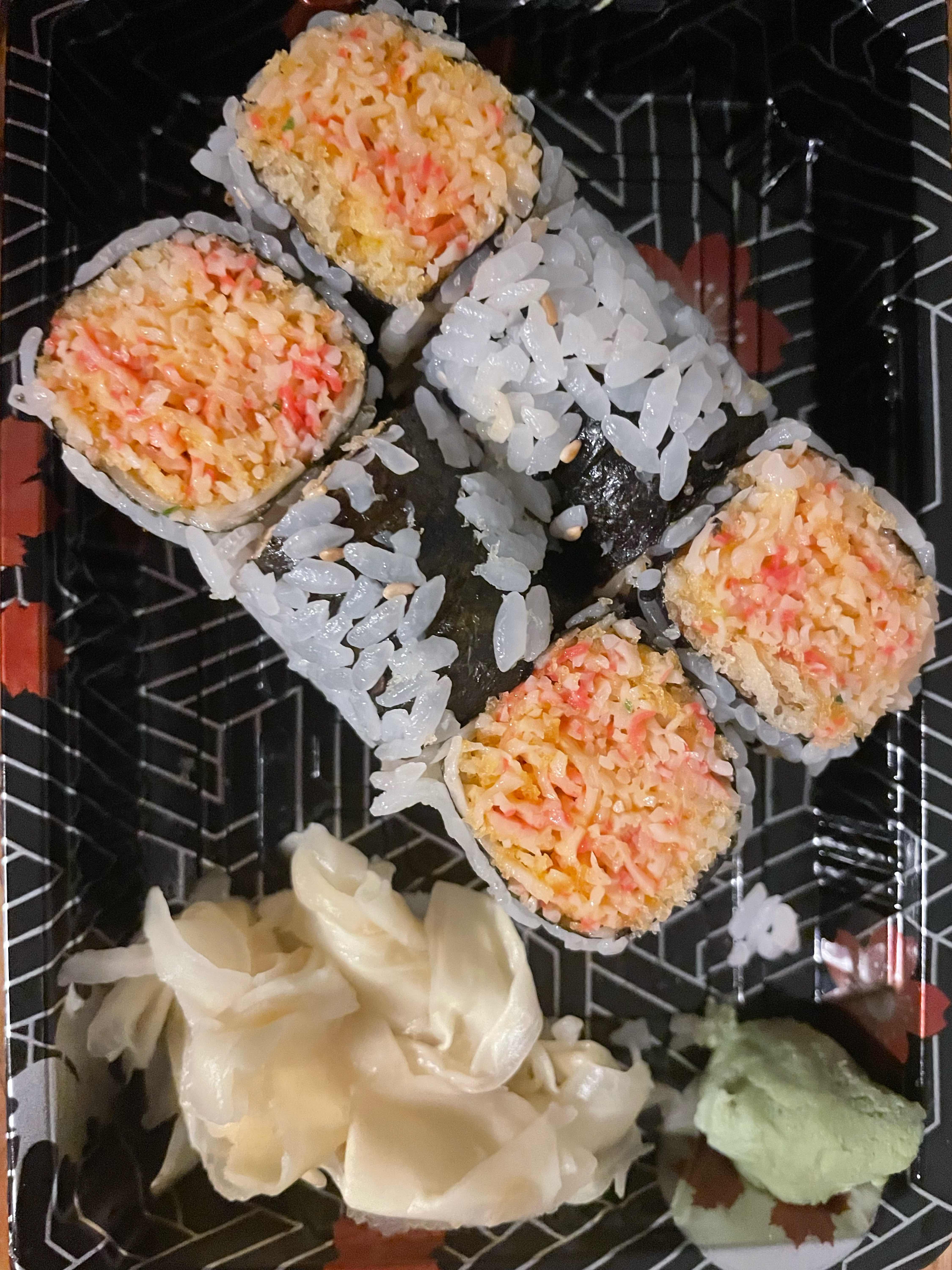 Spicy Crunchy Crabmeat Roll