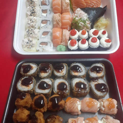Combinado Salmão e Temaki
