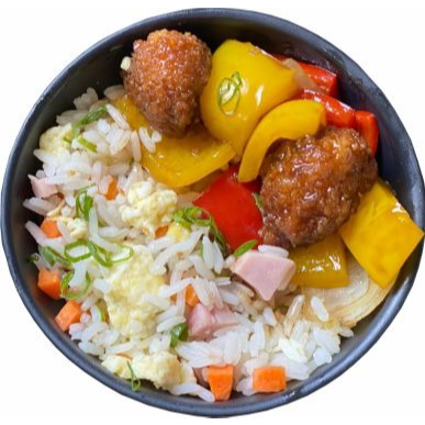 Frango Xadrez ( Serve 1 Pessoa)