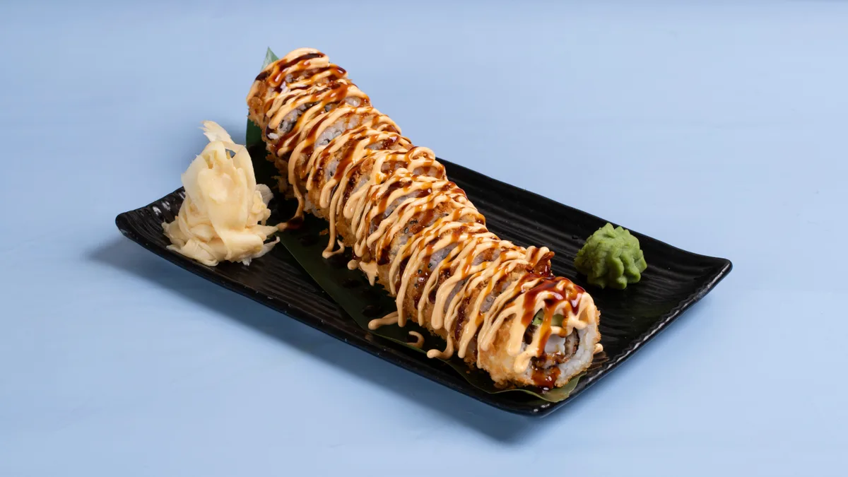 13H. Fritert Vegetar maki rull