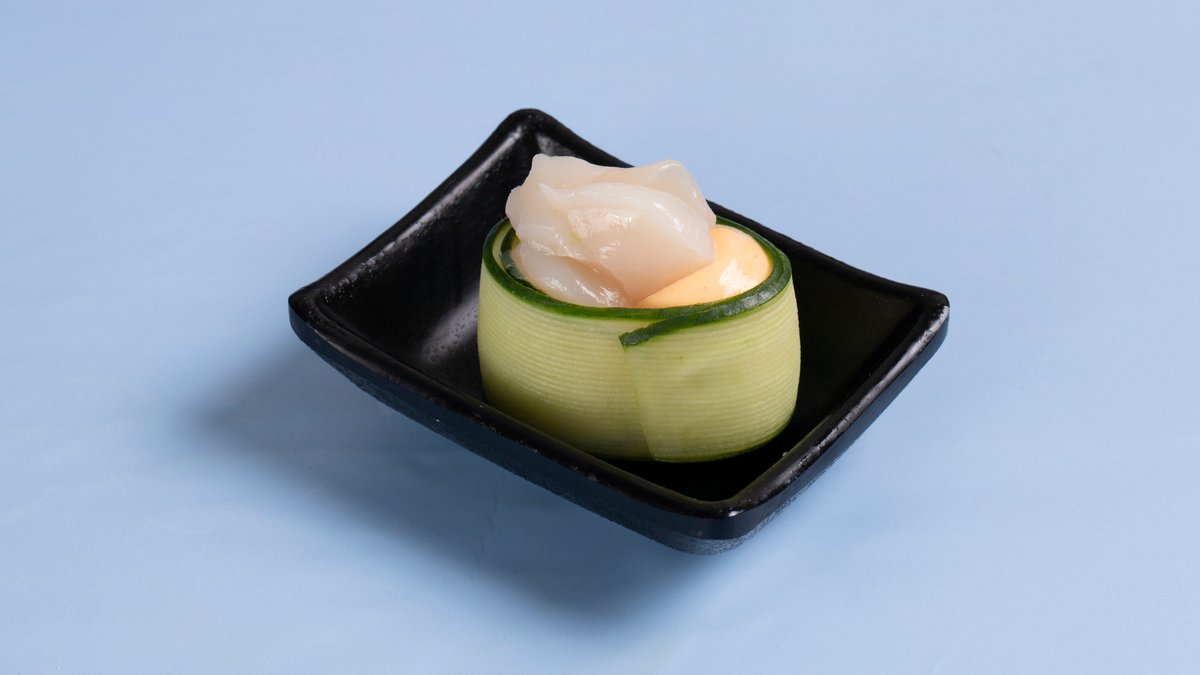Kamskjell m/ Chilimajones Nigiri