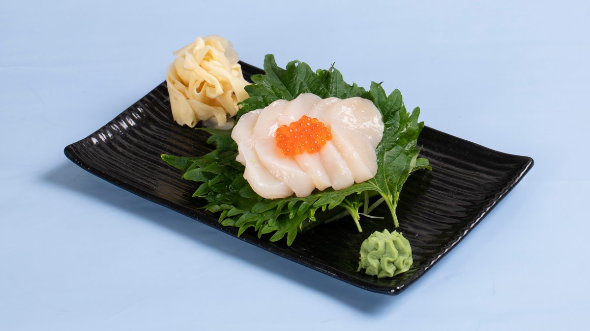 Kamskjell Sashimi
