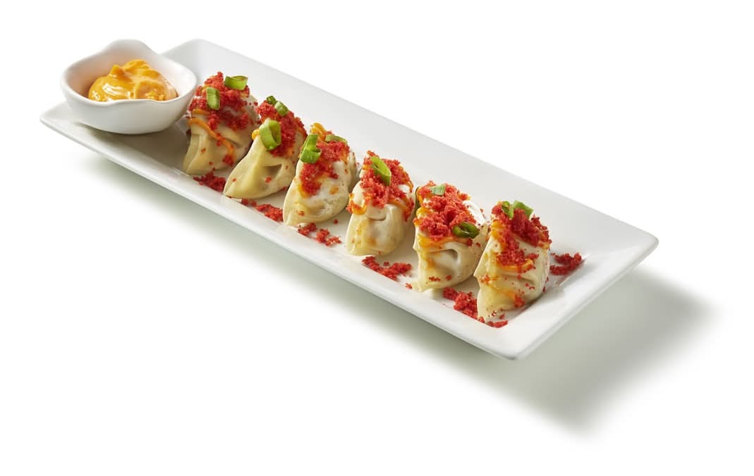 CHEETOS FLAMIN’ HOT Loaded Pork Dumplings