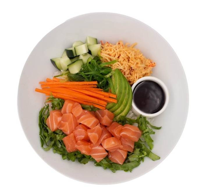 Poke Rice Bowl - Salmon