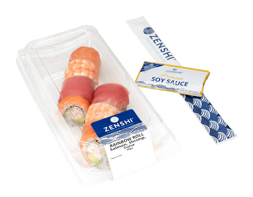 Rainbow Roll - Salmon, Tuna