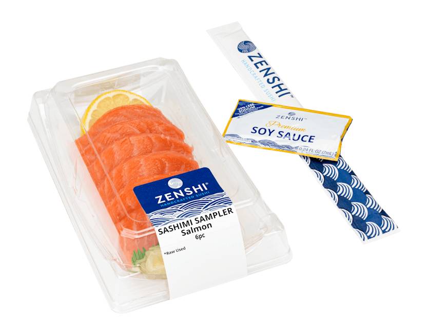Sashimi Sampler - Salmon with Cucumber