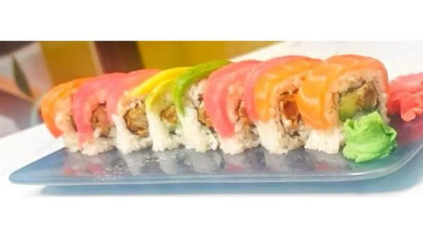 A14 Rainbow Uramaki (8db)