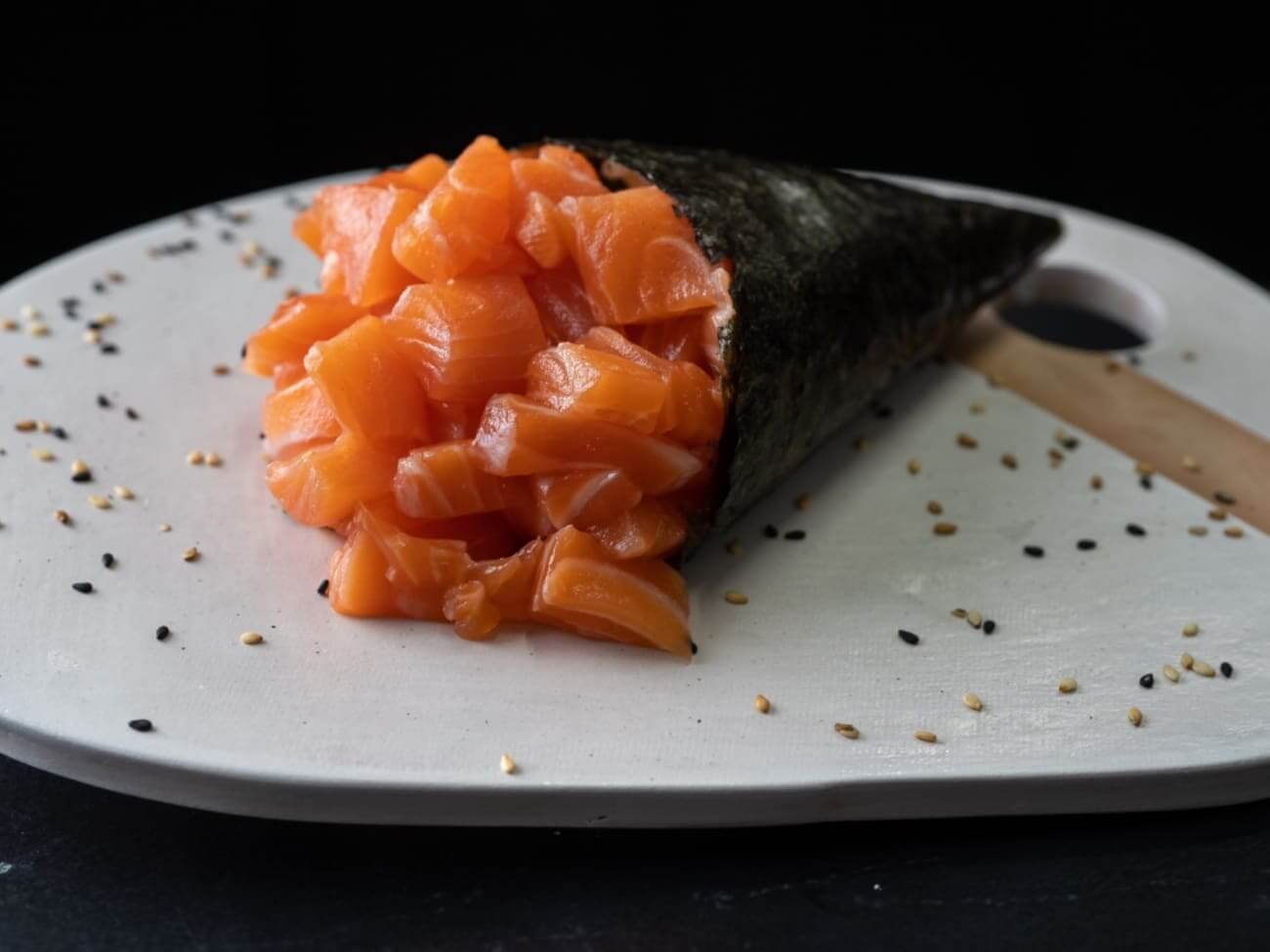 Temaki Go 1 - Salmão Simples