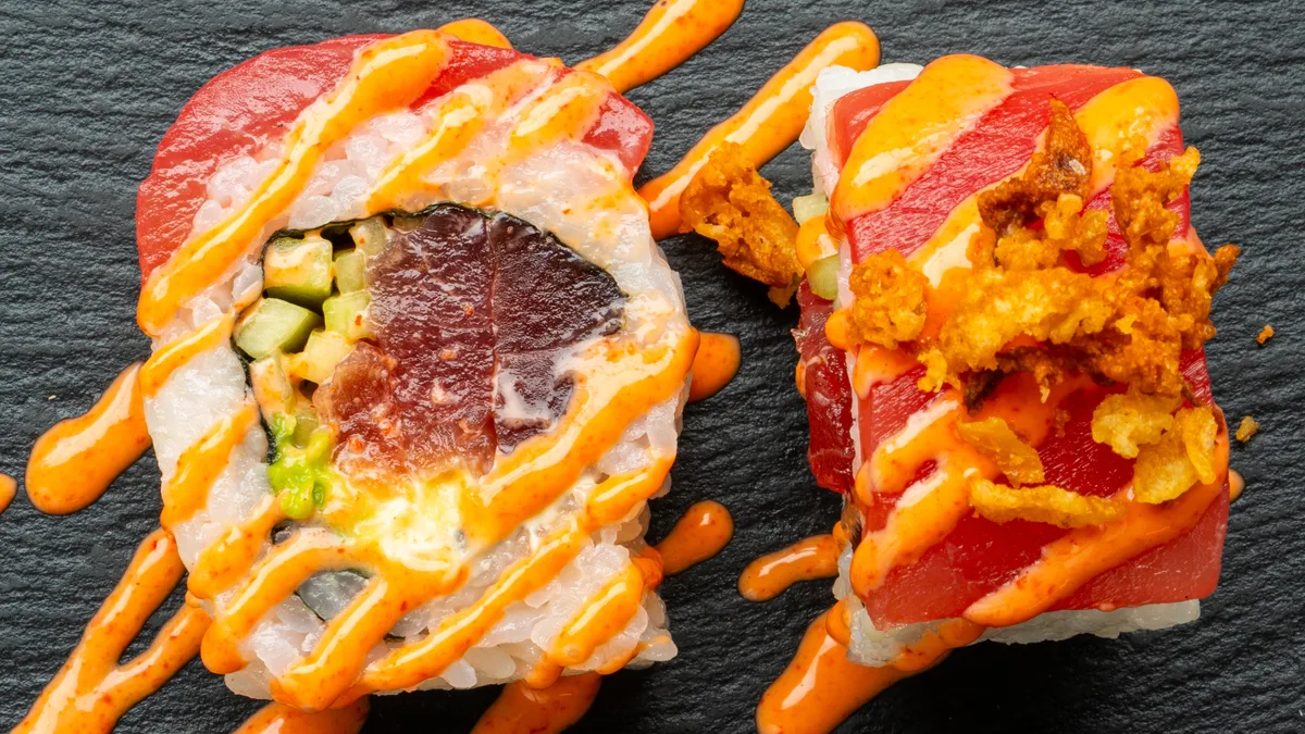 Spicy Tuna Sashimi Roll 8 Pcs