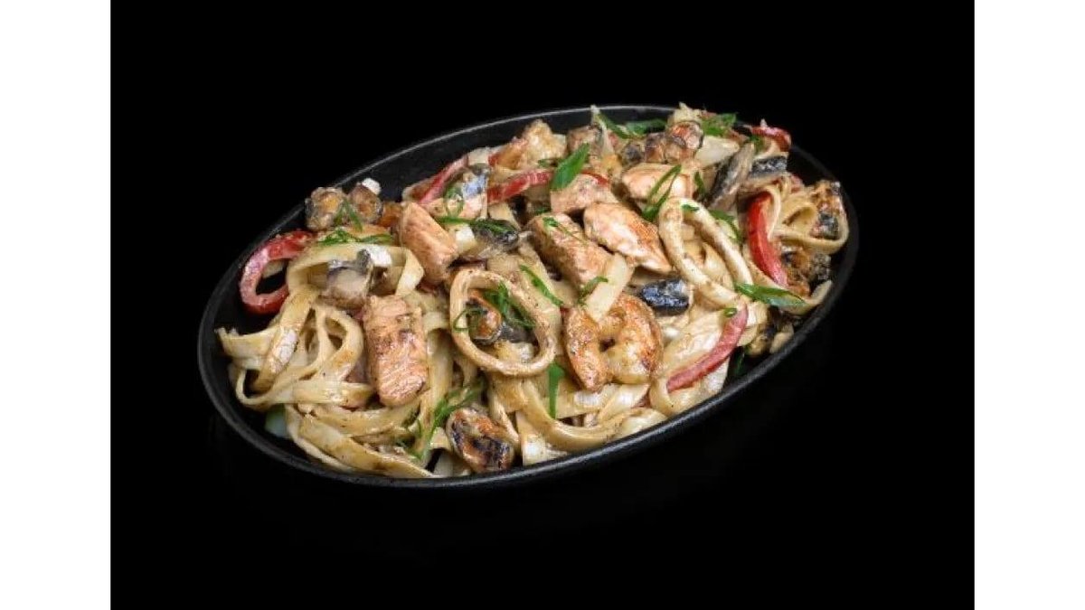 Noodles Udon cu fructe de mare