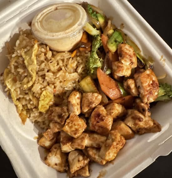 Chicken Habachi Dinner